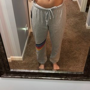 Grey sweatpants